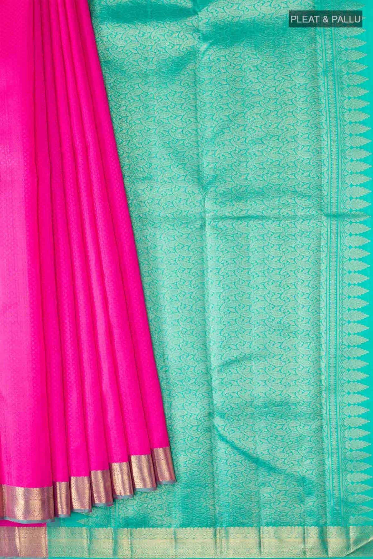 Pink Kanjivaram Silk Saree