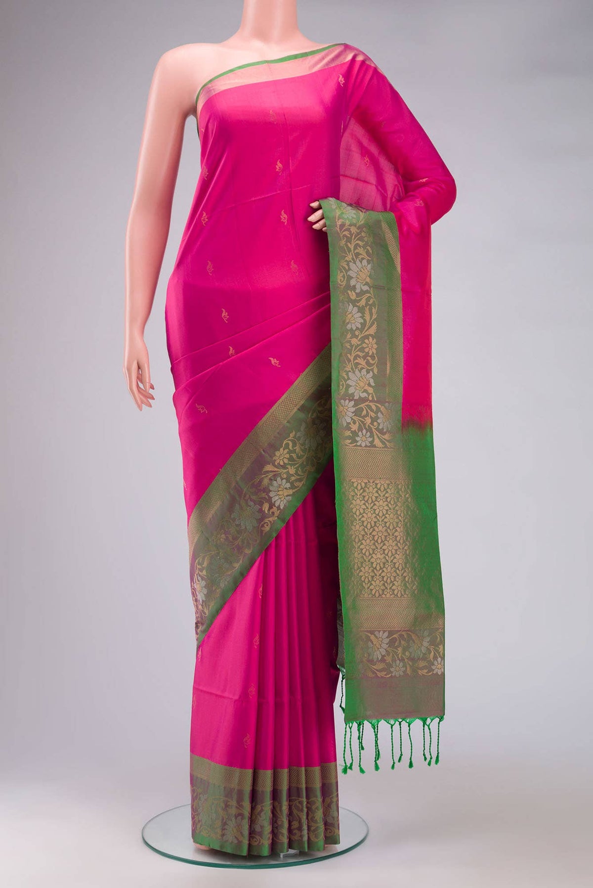 Pink Soft Silk Saree