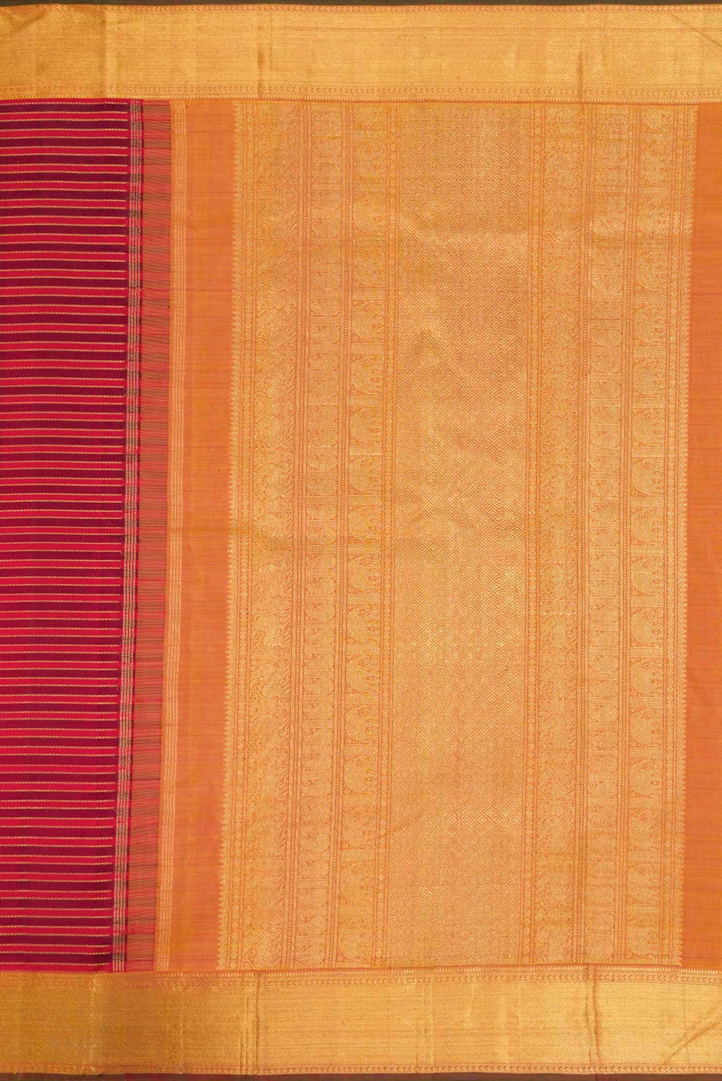 Pure Silk Pure Zari Multi Kanjivaram Saree
