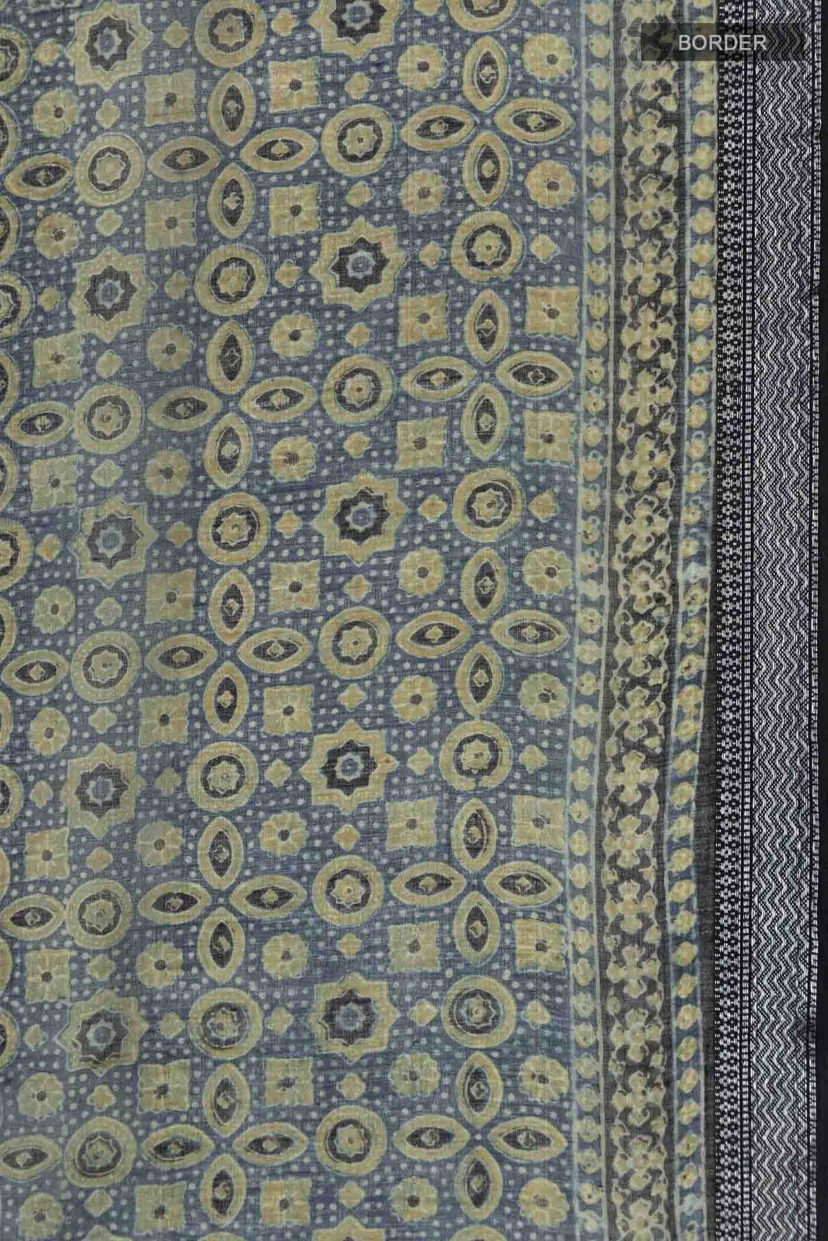 Blue Chanderi Silk Cotton Saree