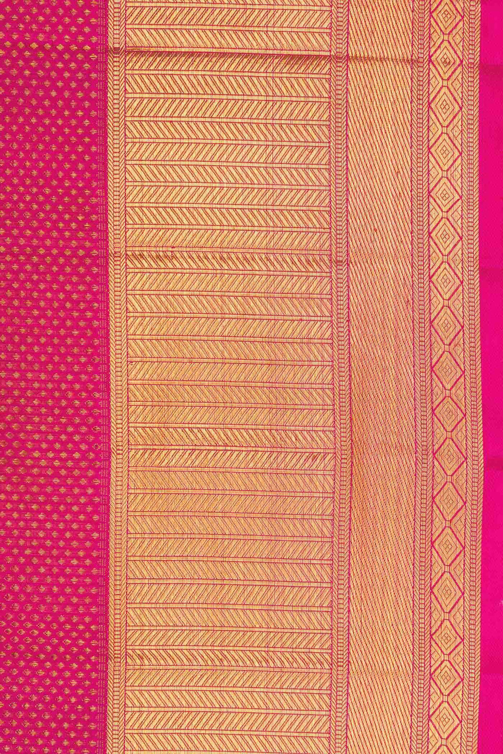 Pure Silk Pure Zari Pink Kanjivaram Saree
