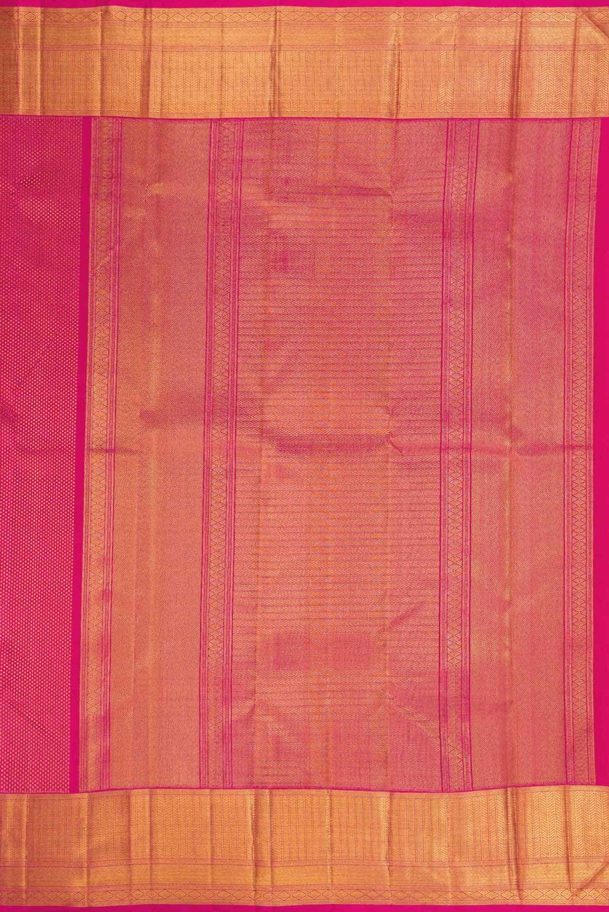 Pure Silk Pure Zari Pink Kanjivaram Saree