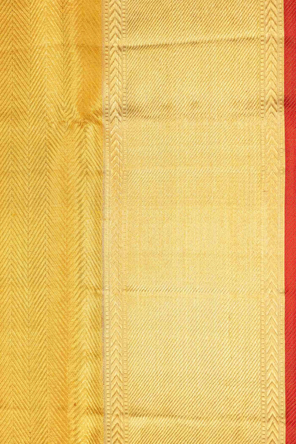 Pure Silk Pure Zari Gold Dual Tone Kanjivaram Tissue Saree