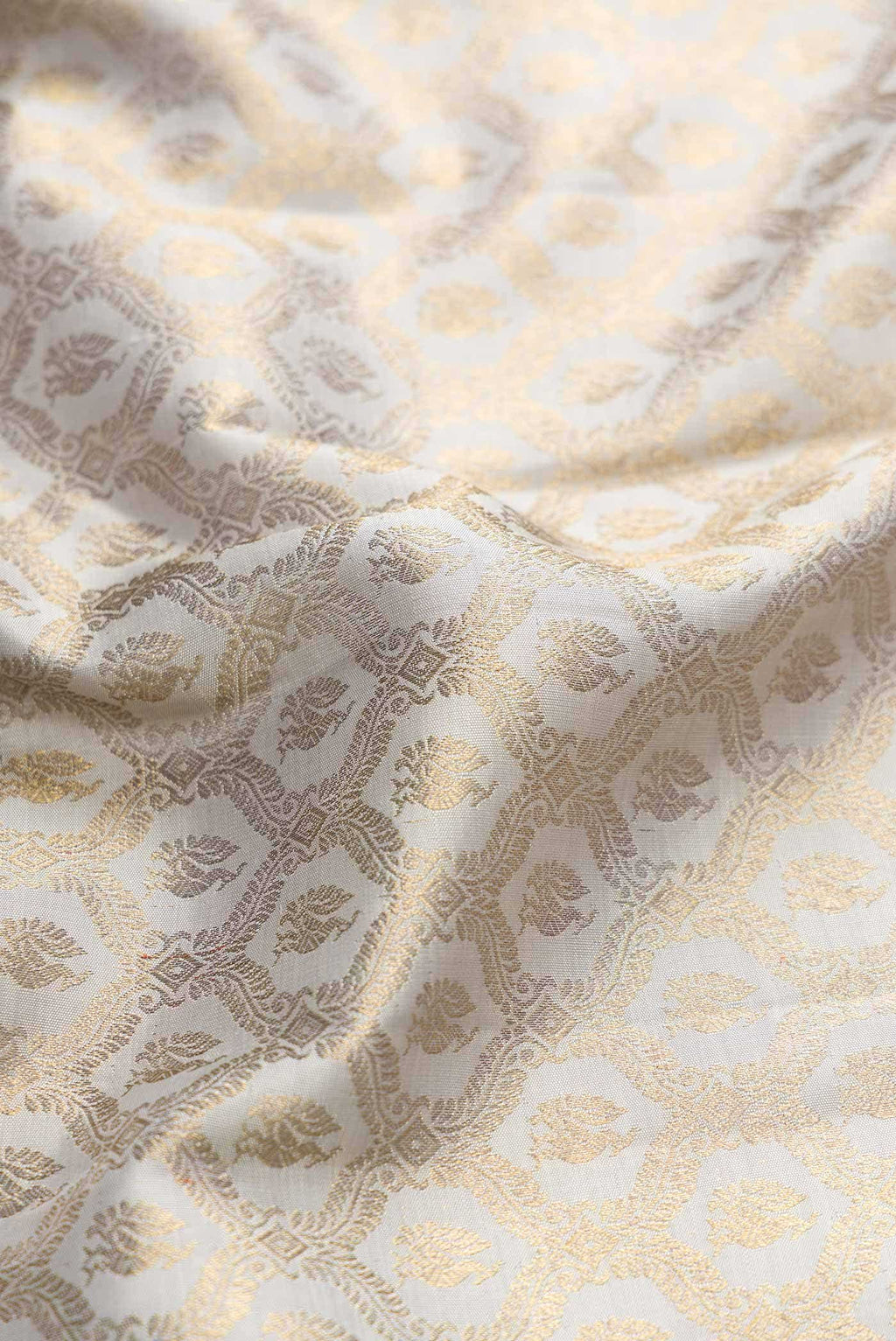 Pure Silk Pure Zari Grey Kanjivaram Saree