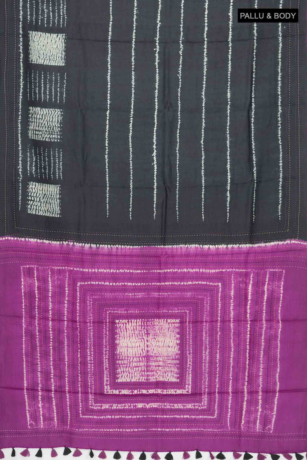 Beige Bhagalpuri Tussar Silk Saree