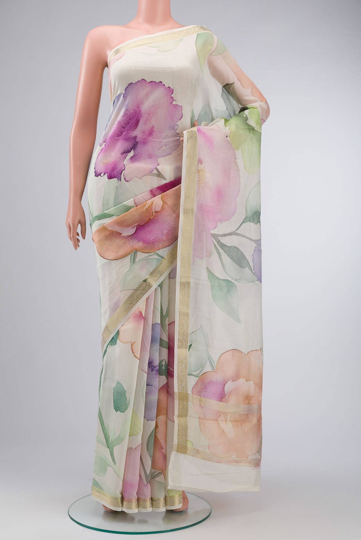 Multi Silk Cotton Saree