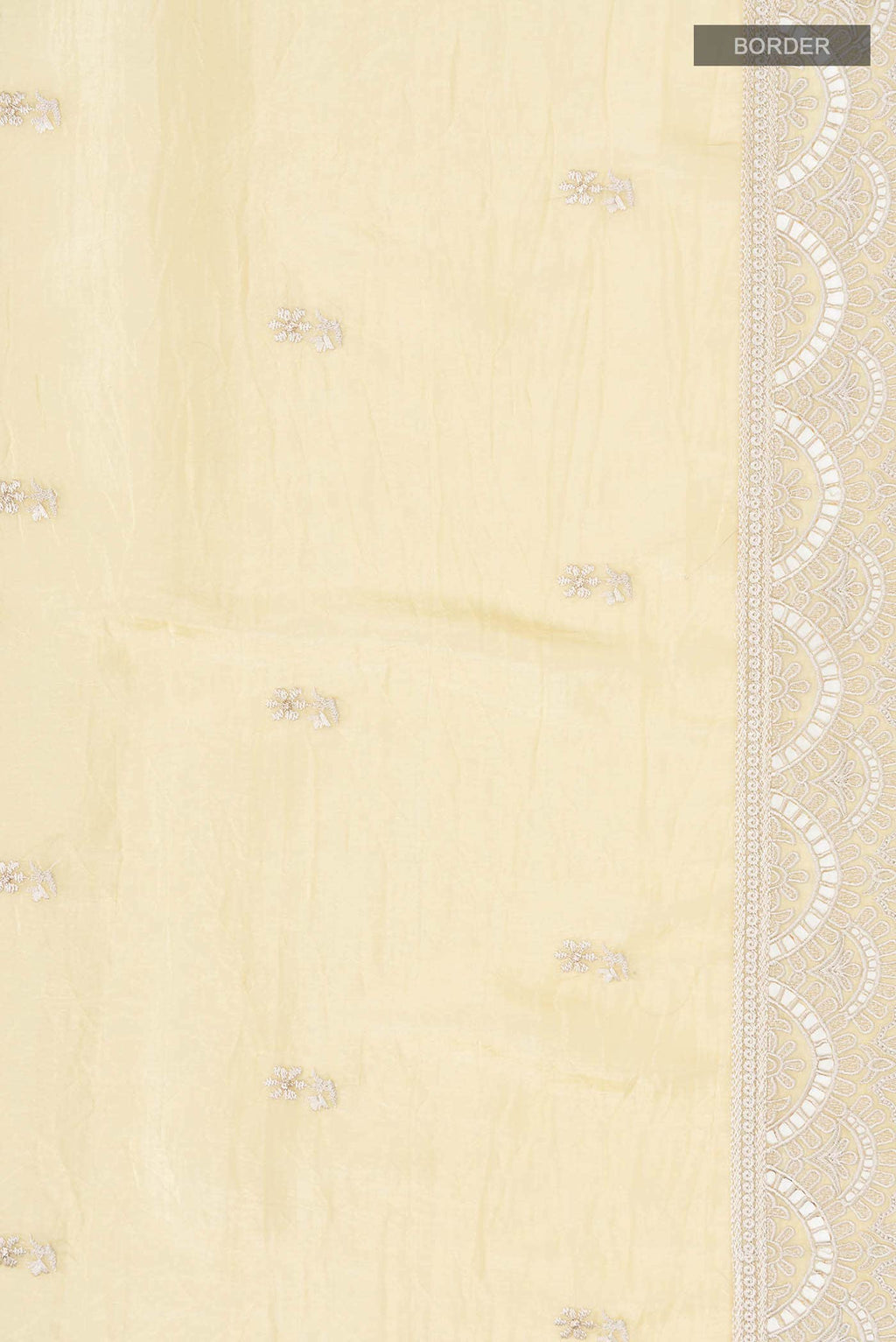 Sandal Organza Silk Saree