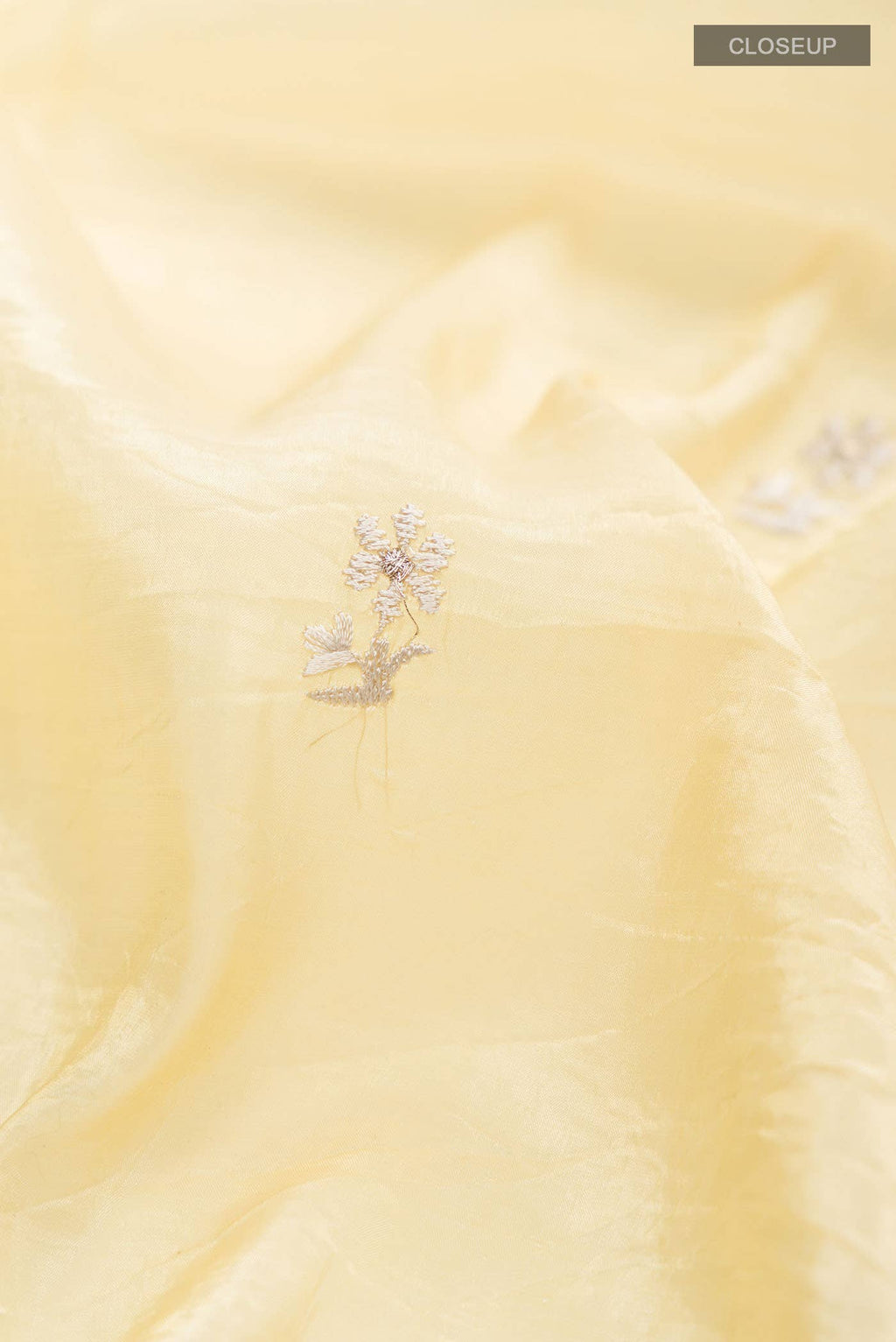 Sandal Organza Silk Saree