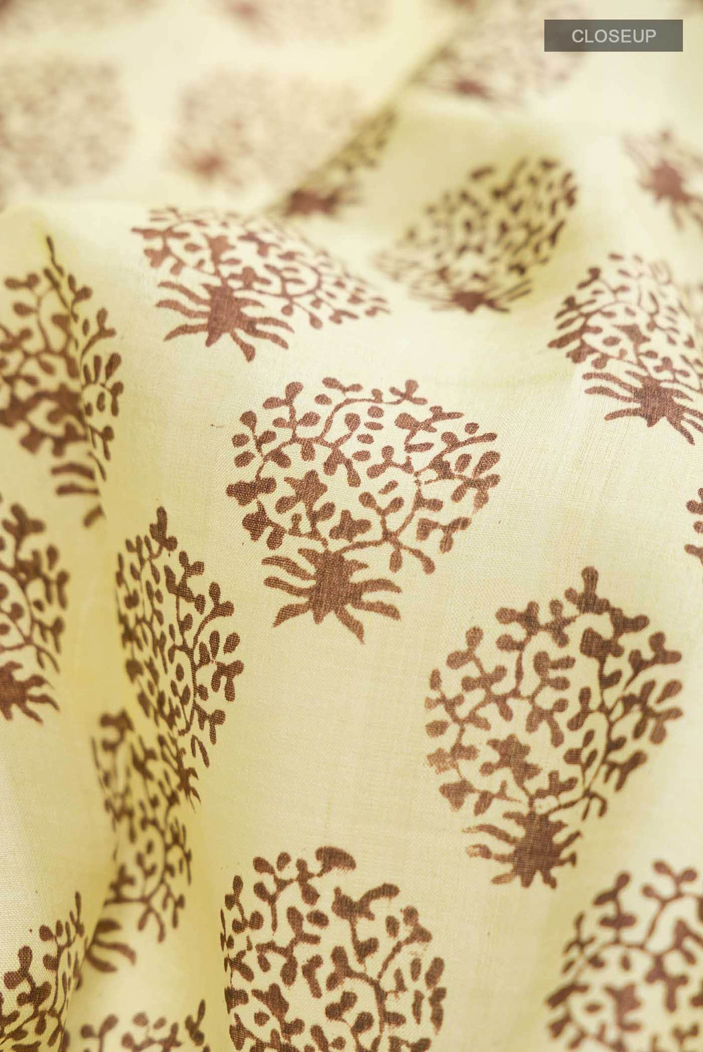 Cream Tussar Silk Saree