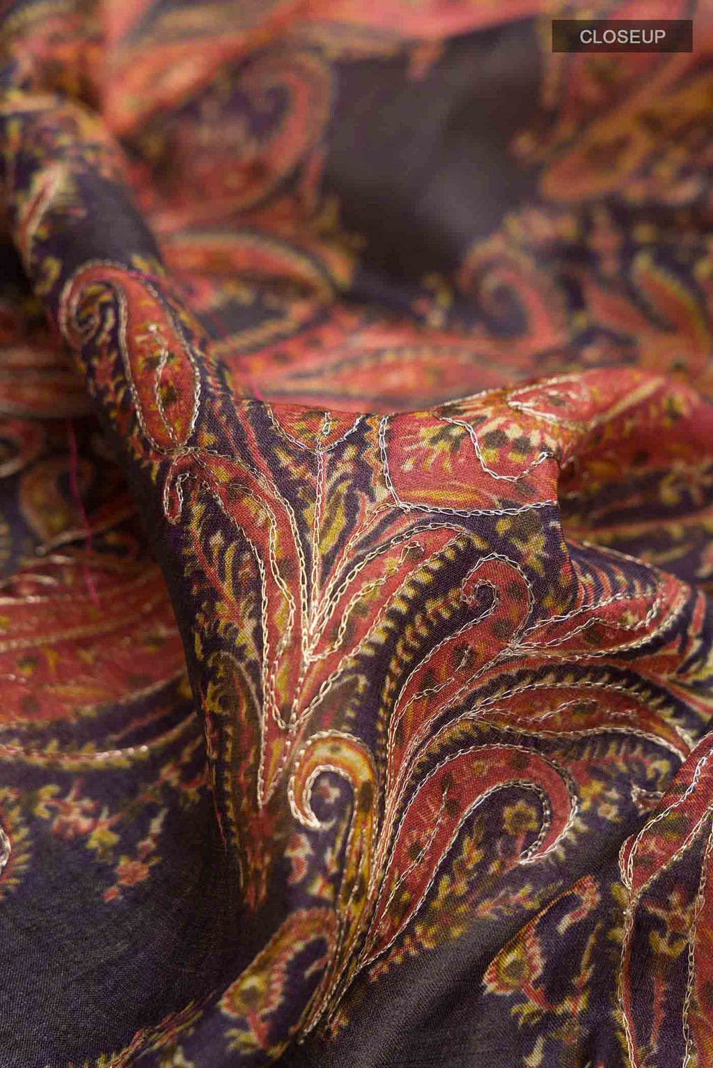 Black Tussar Silk Saree