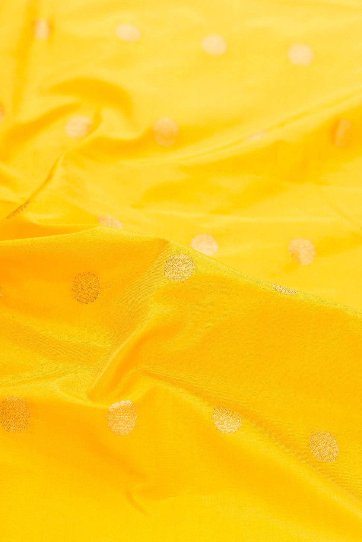 Yellow Dual Tone Blended Paithani Silk Saree