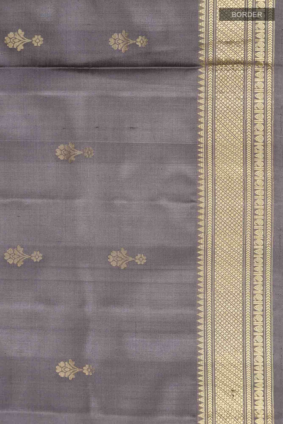 Grey Soft Silk Saree