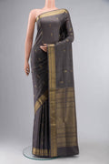 Grey Soft Silk Saree