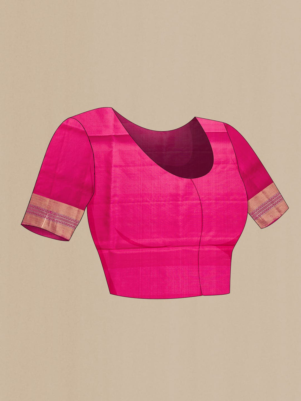 Pink Dual Tone Soft Silk Saree