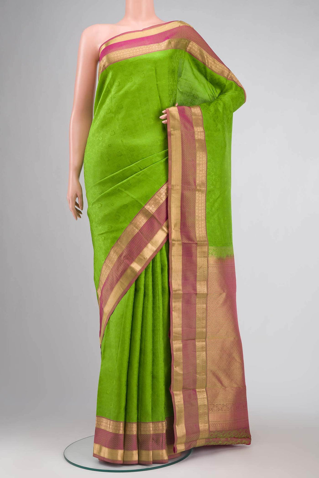 Green Kanchipuram Silk Saree