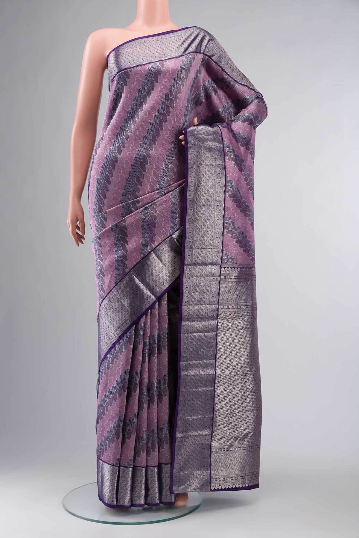 Multi Kanchipuram Silk Saree