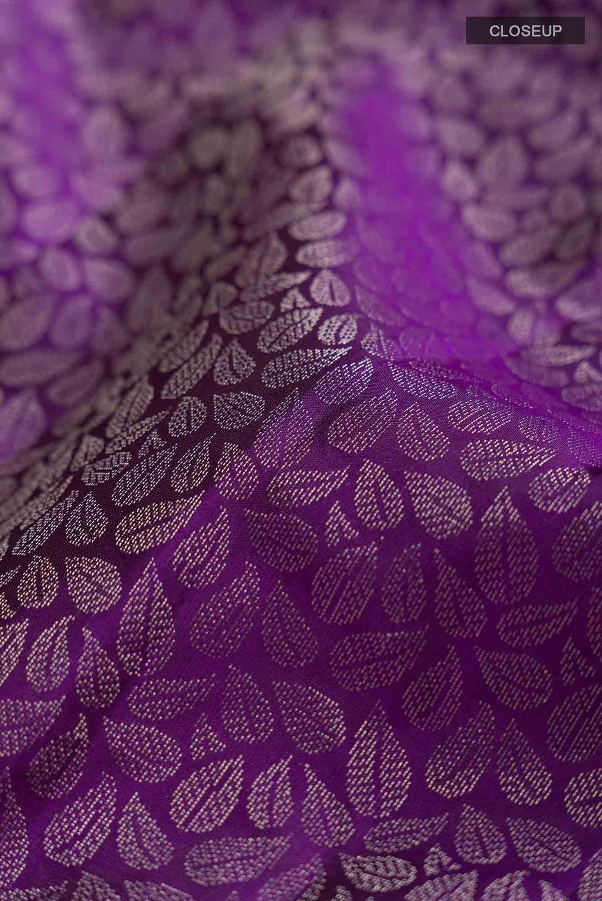 Violet Kanchipuram Silk Saree