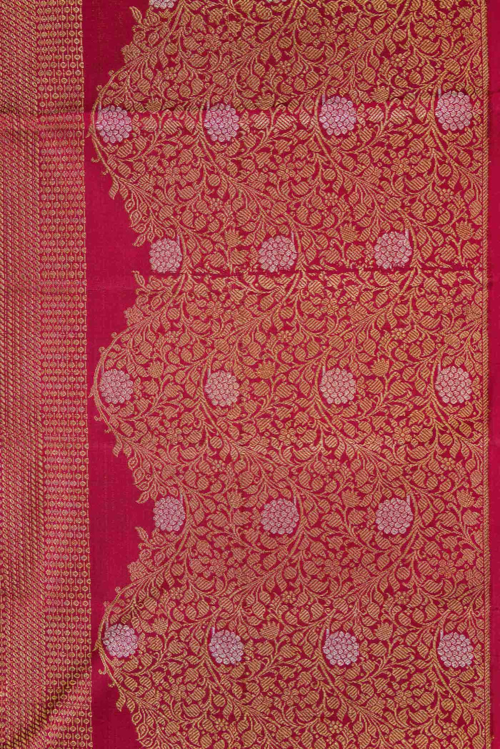 Maroon Dual Tone Kanchipuram Silk Saree