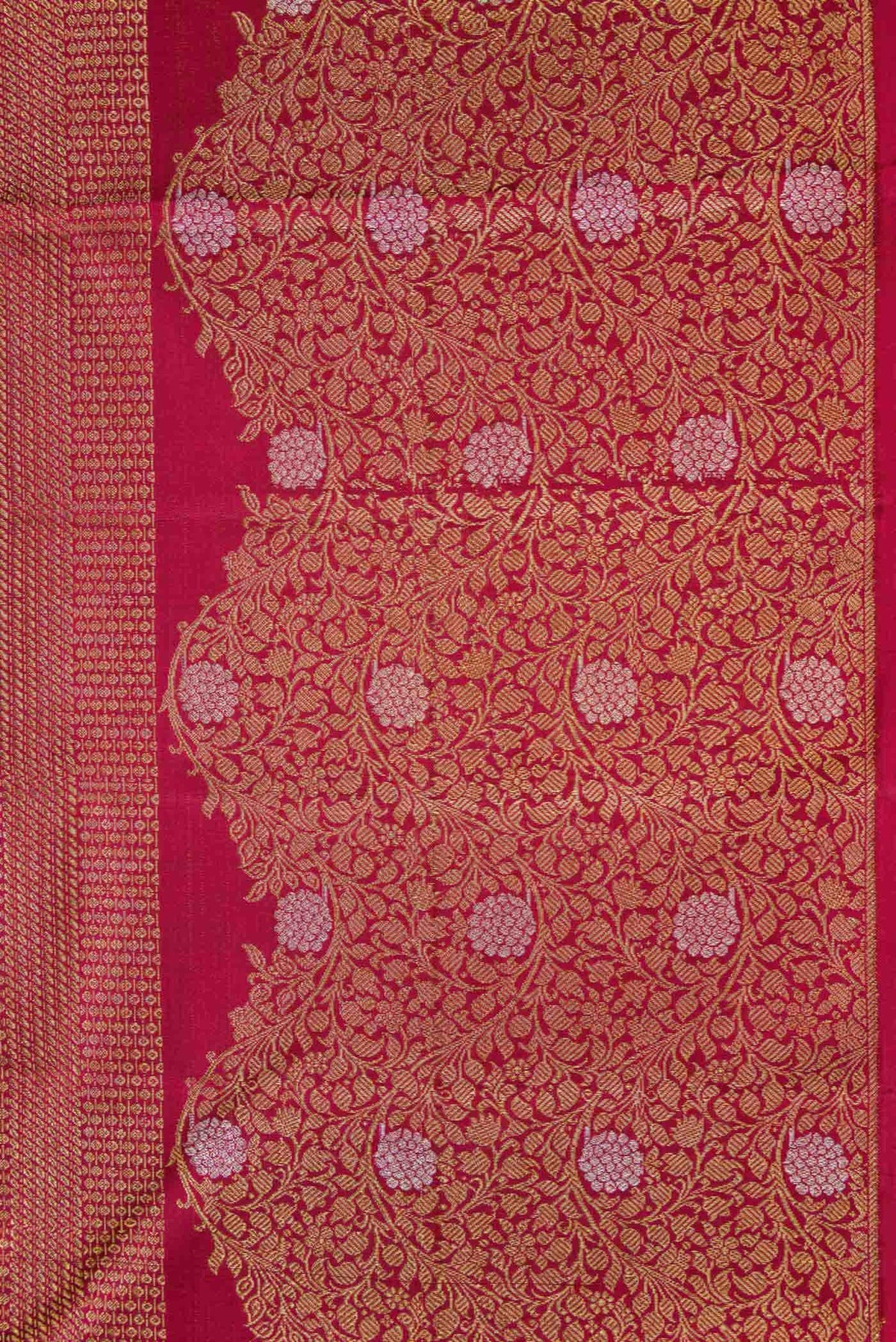 Maroon Dual Tone Kanchipuram Silk Saree