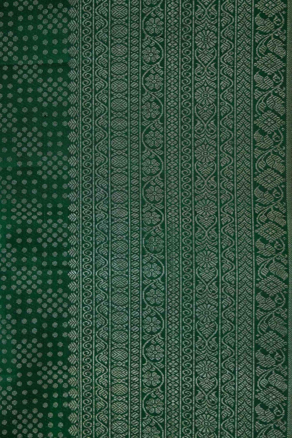 Green Dual Tone Kanjivaram Silk Saree