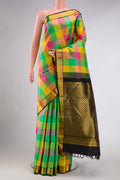 Multi Color Kanchipuram Silk Saree