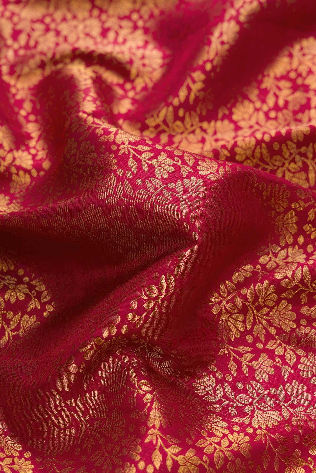 Maroon Dual Tone Kanchipuram Silk Saree