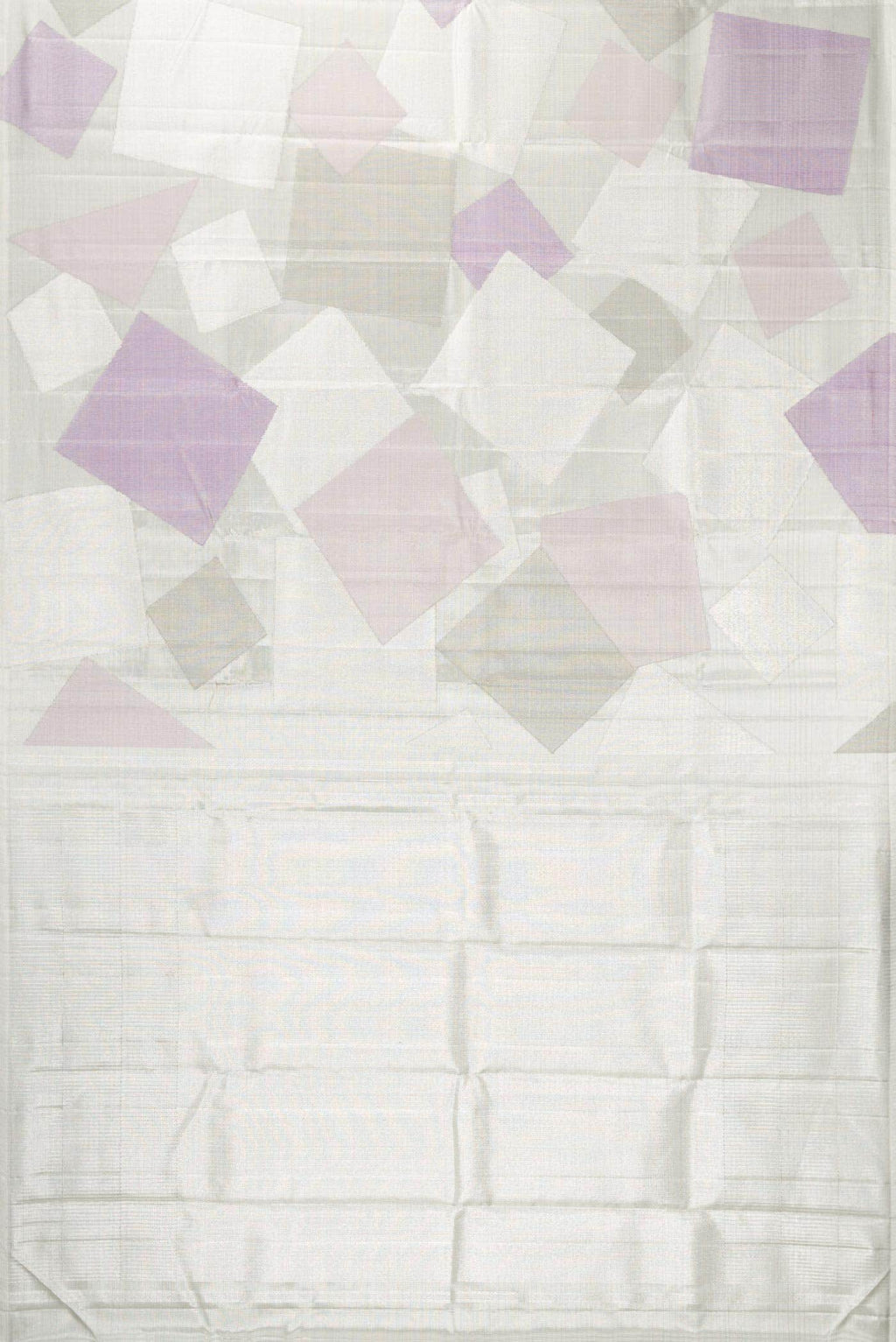 Grey Dual Tone Kanjivaram Tissue Silk Saree