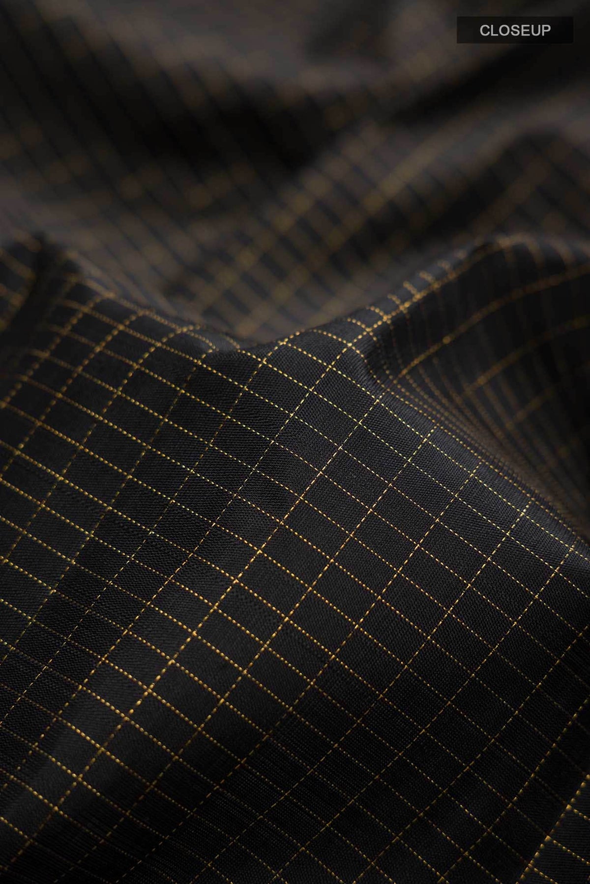 Black Kanchipuram Silk Saree
