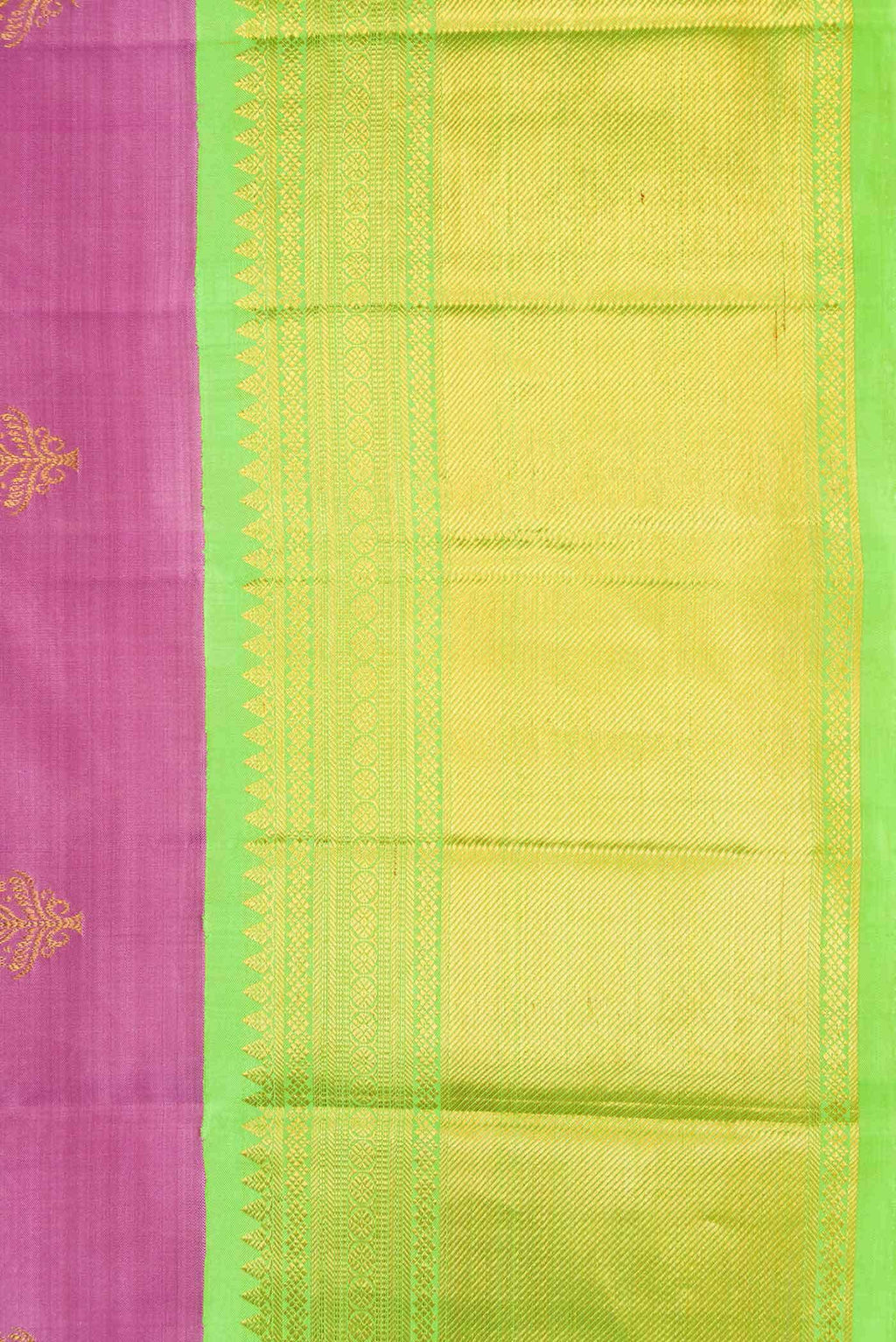 Lavender Dual Tone Kanjivaram Silk Saree