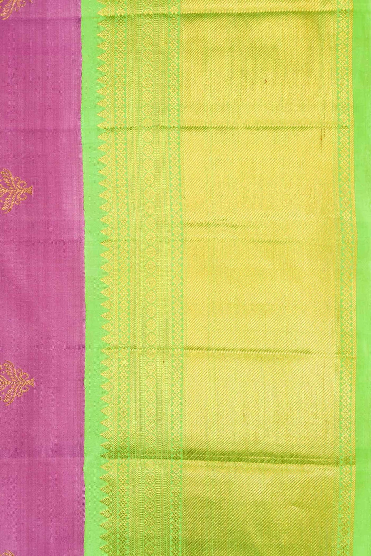 Lavender Dual Tone Kanjivaram Silk Saree