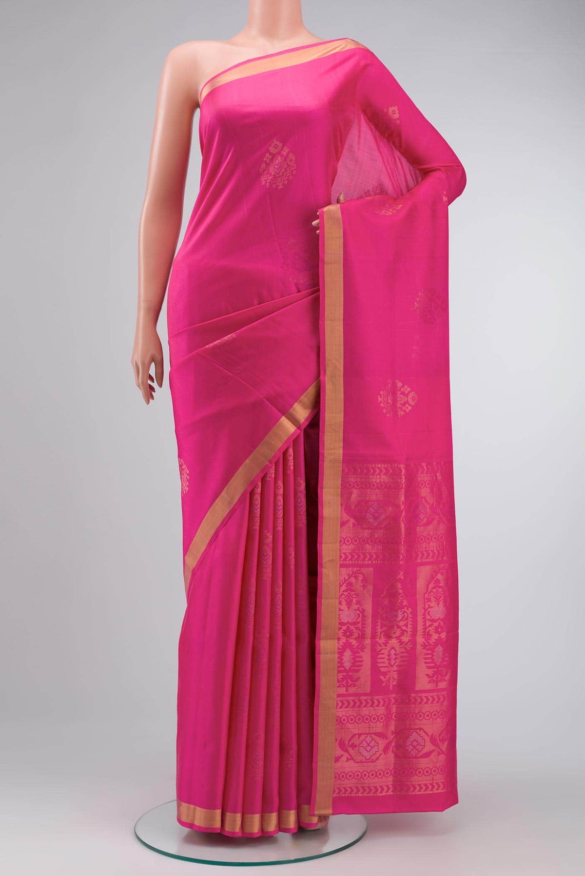 Pink Soft Silk Saree