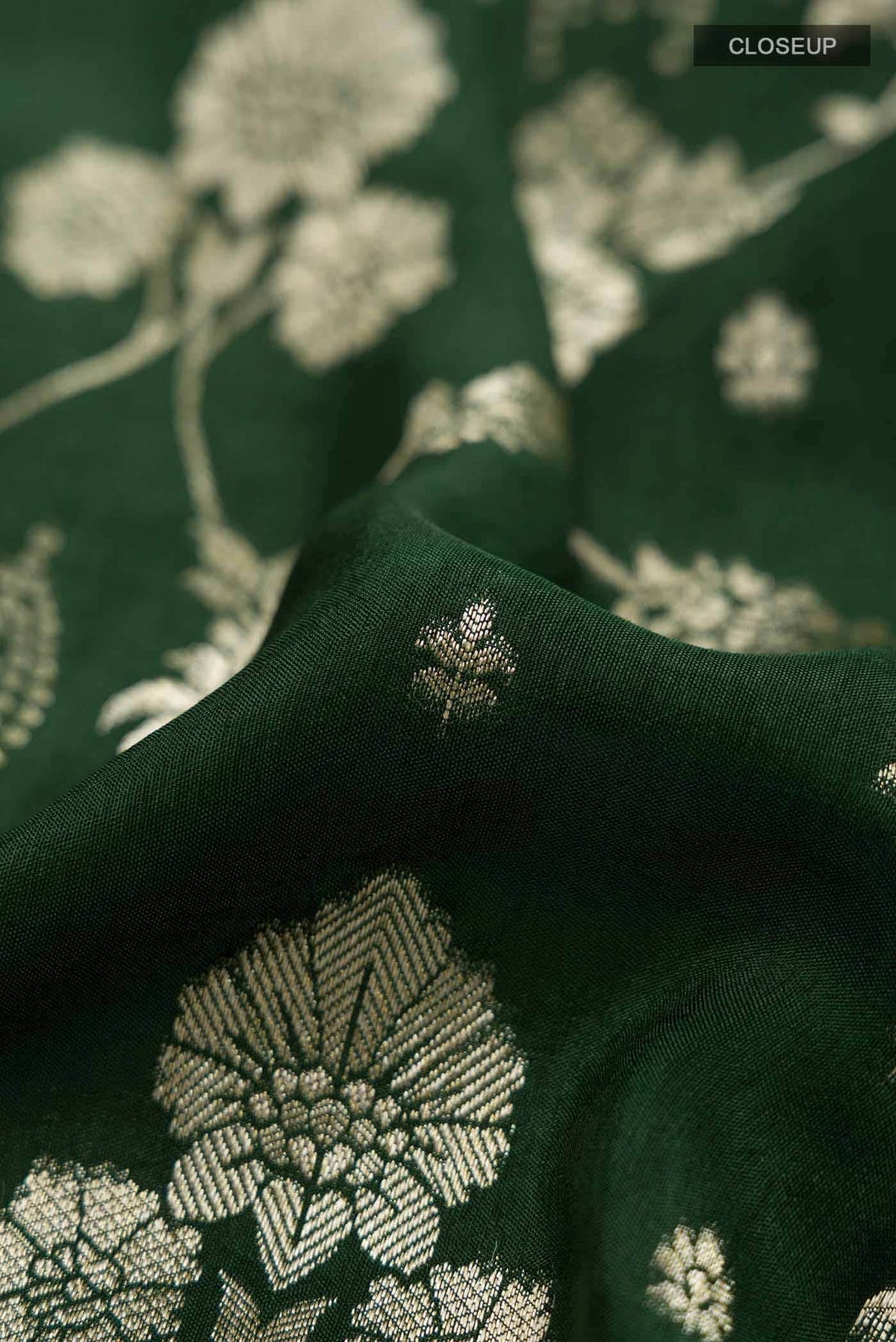 Green Georgette Saree