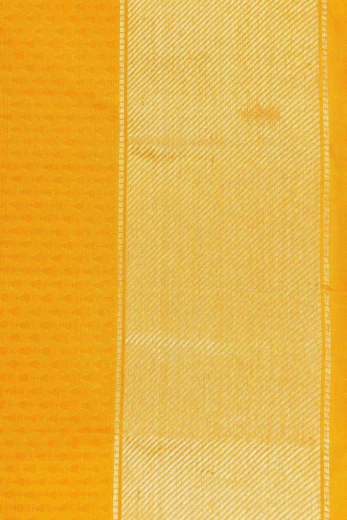 Pure Silk Pure Zari Yellow Dual Tone Kanchipuram Saree
