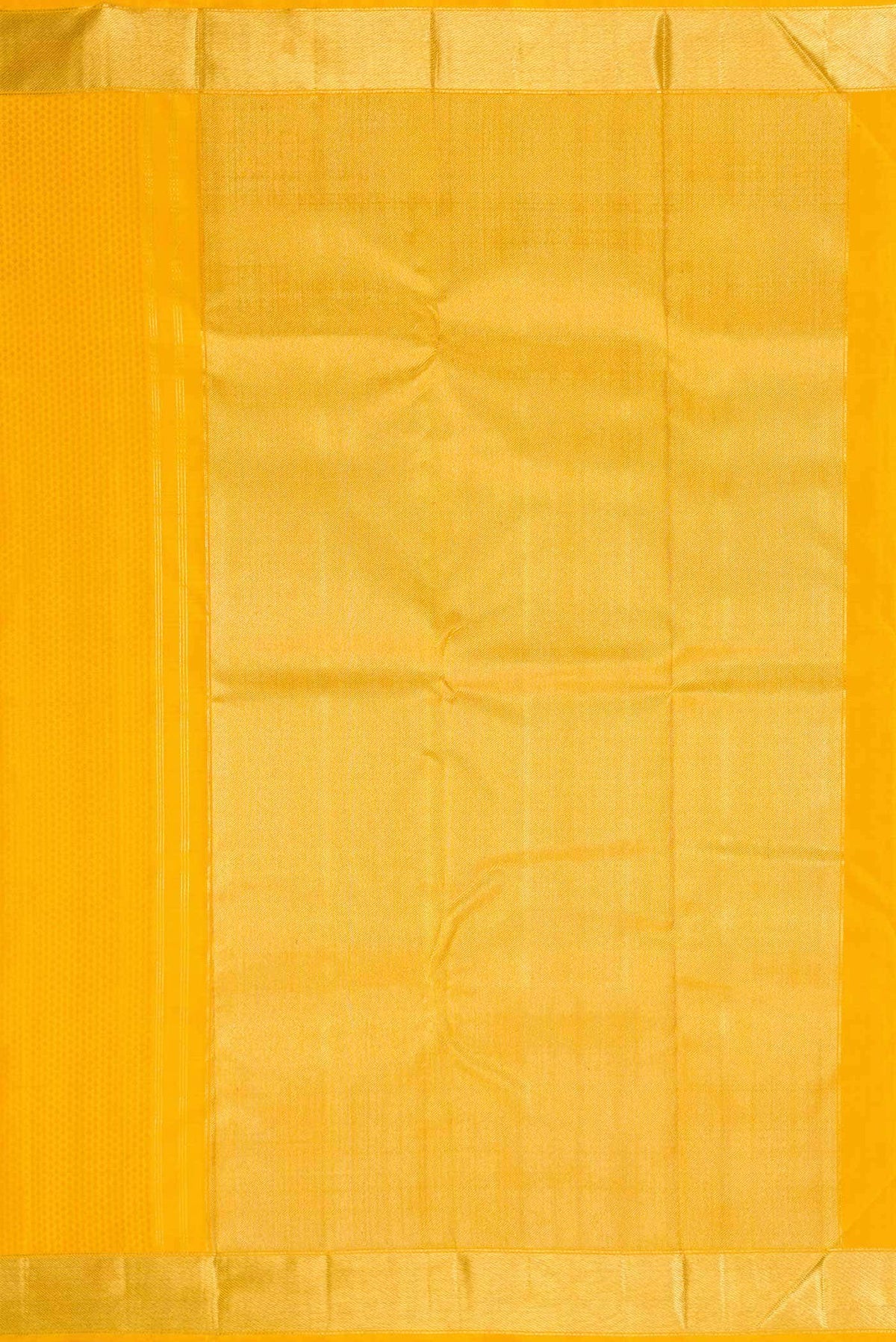 Pure Silk Pure Zari Yellow Dual Tone Kanchipuram Saree