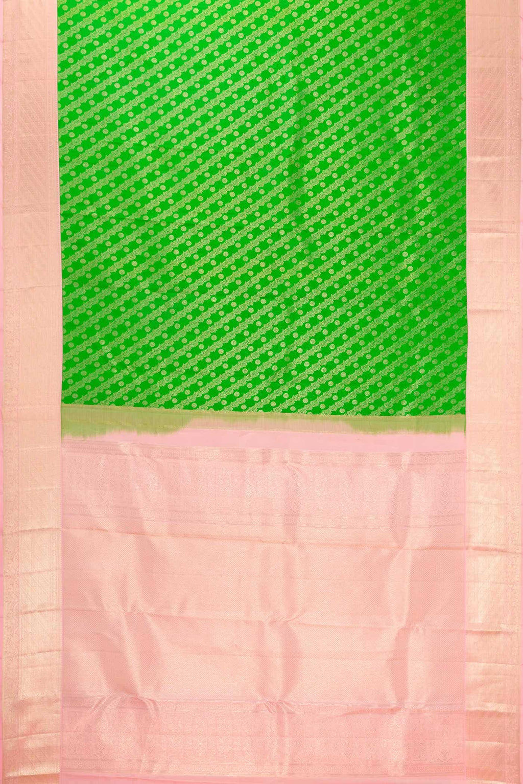 Green Dual Tone Kanjivaram Silk Saree