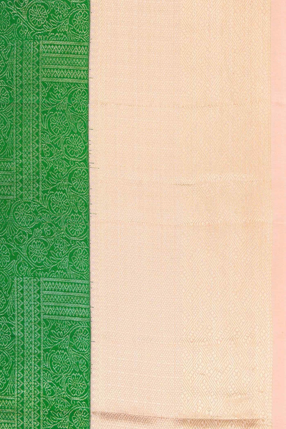 Green Dual Tone Kanjivaram Silk Saree