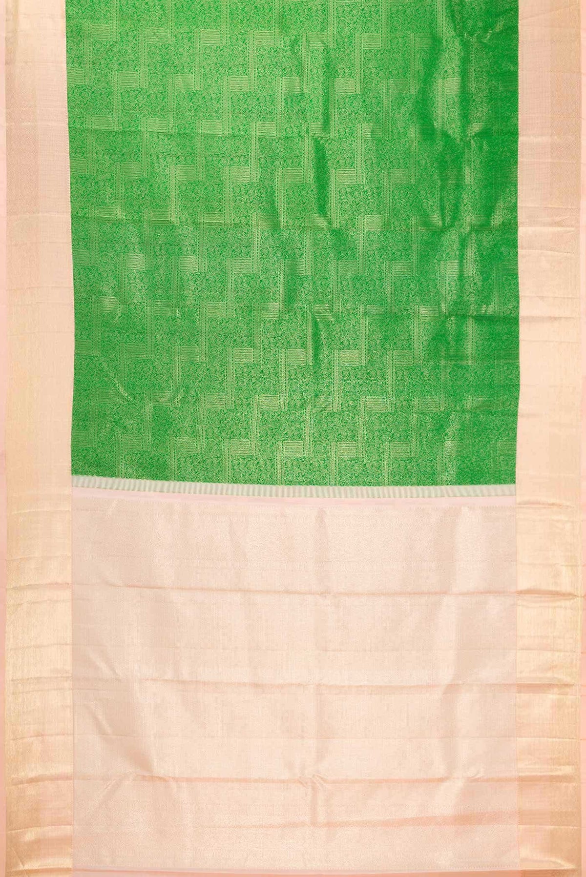 Green Dual Tone Kanjivaram Silk Saree