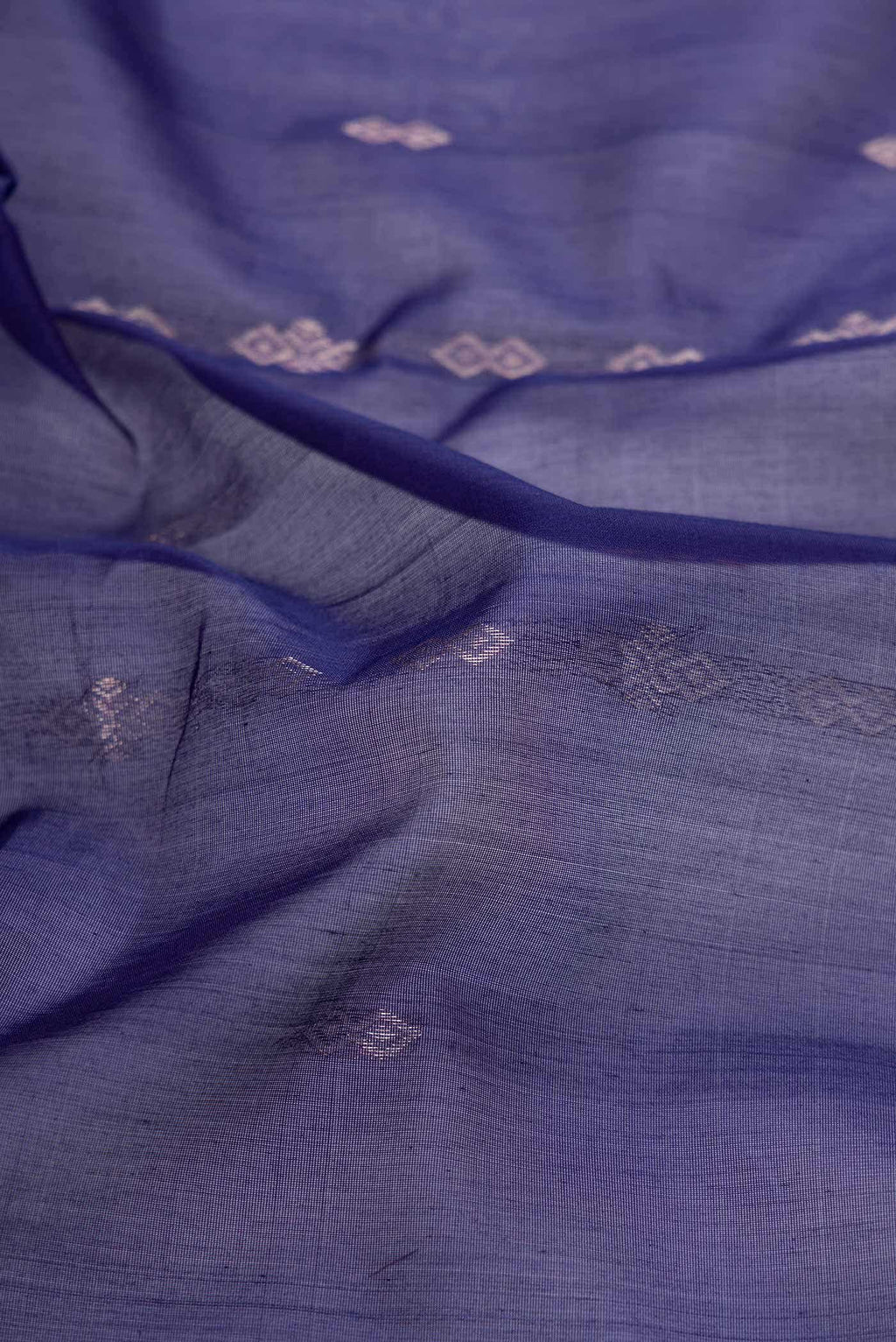 Navy Blue Dual Tone Silk Cotton Saree