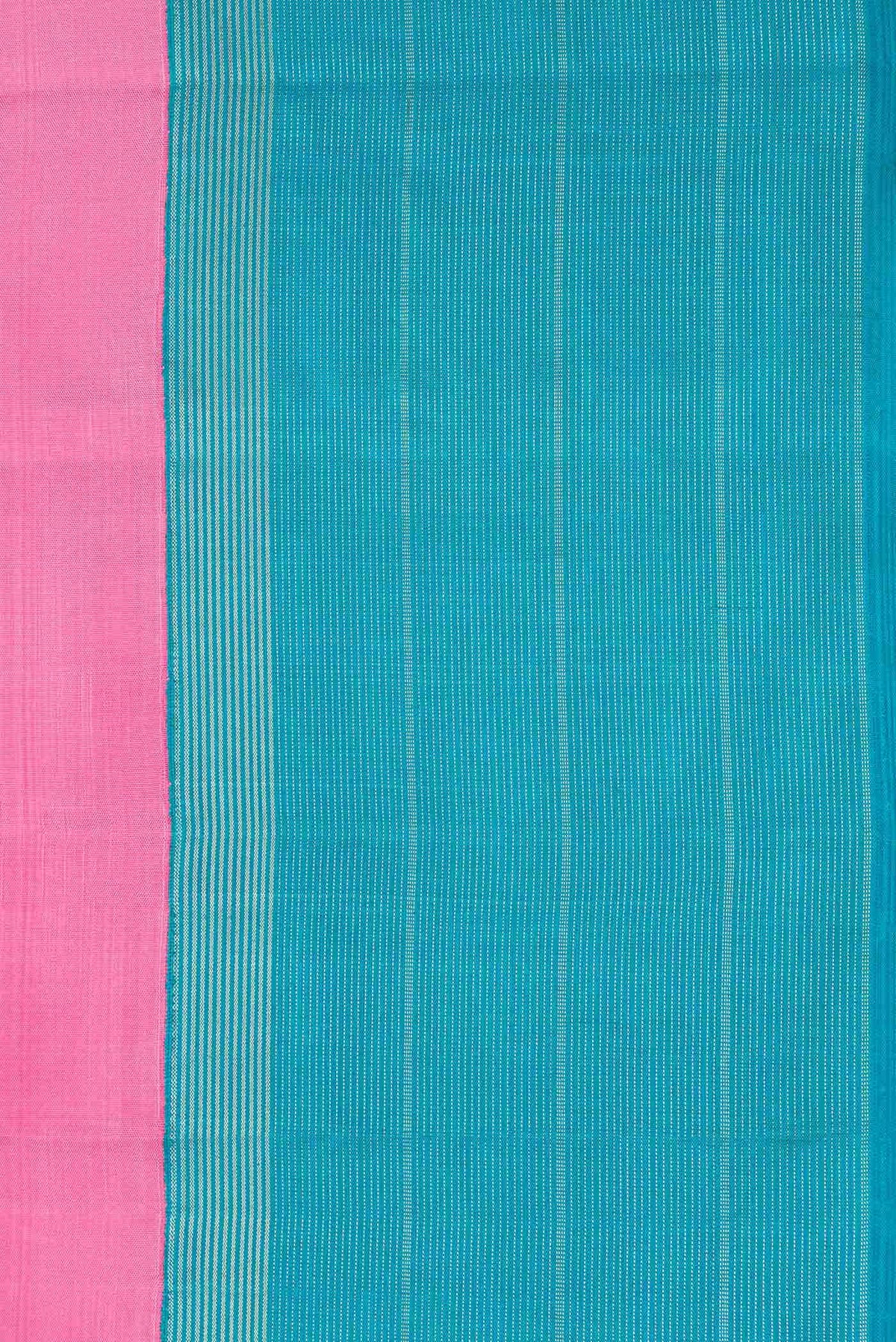 Pink Dual Tone Kanjivaram Silk Saree