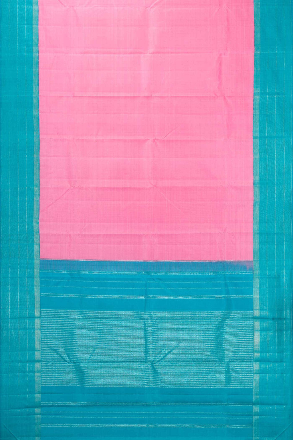 Pink Dual Tone Kanjivaram Silk Saree