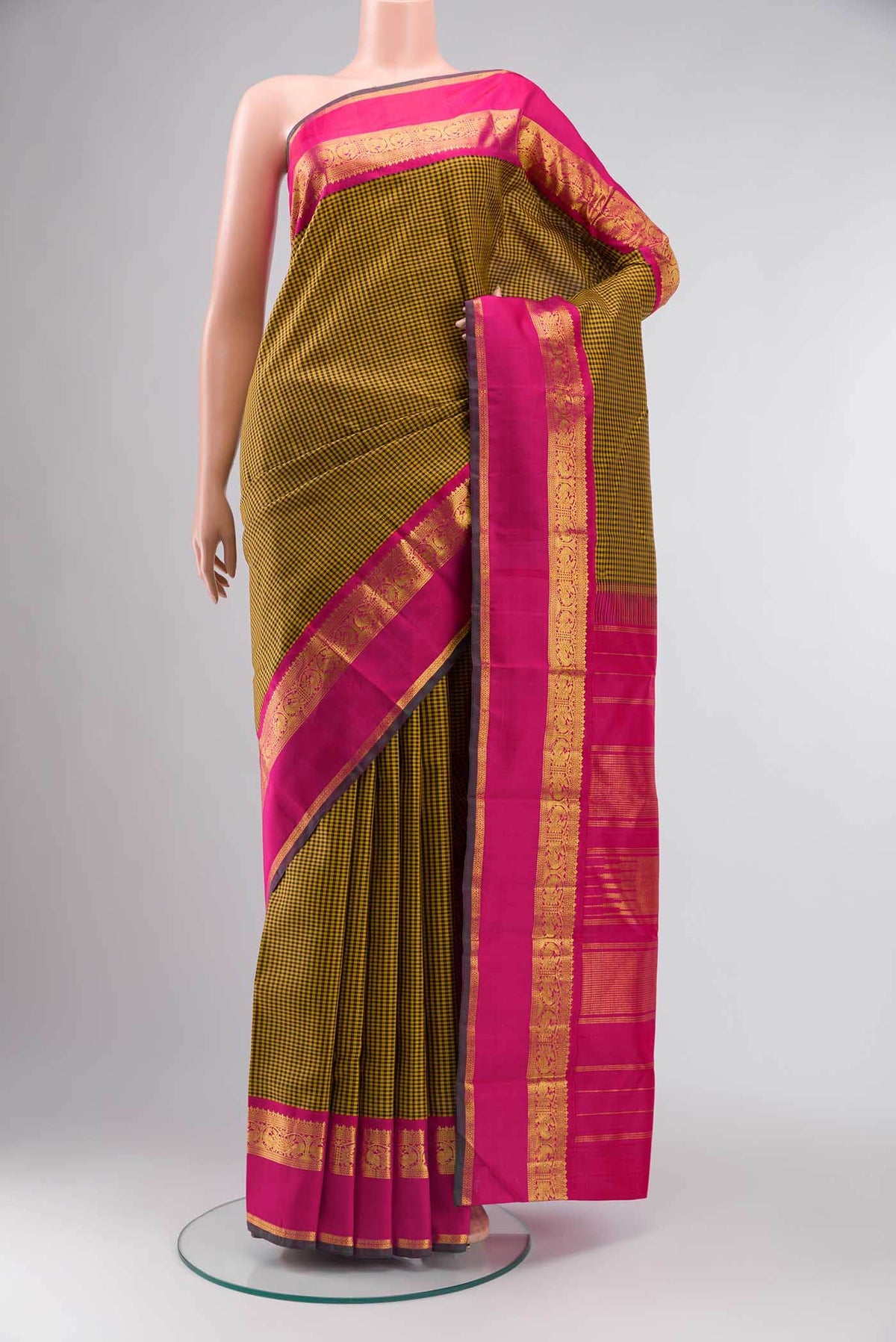 Multi Kanjivaram Silk Saree