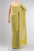 Green Mysore Crepe Saree
