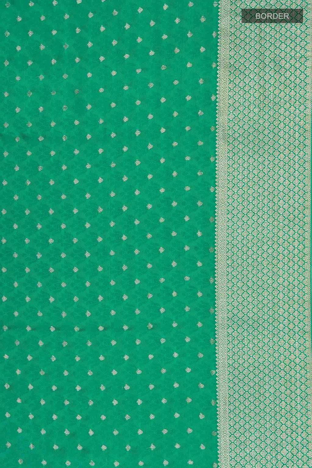Green Mysore Crepe Saree