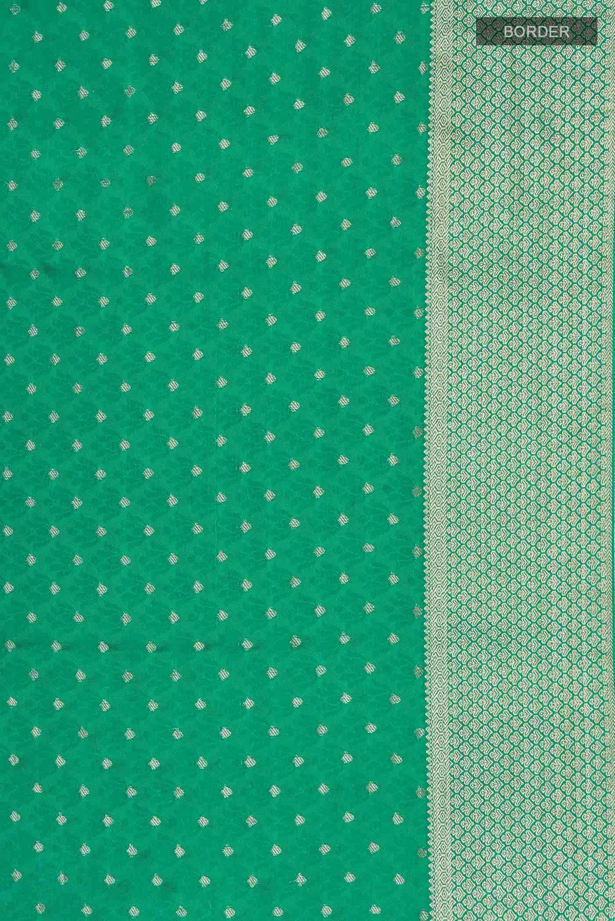 Green Mysore Crepe Saree