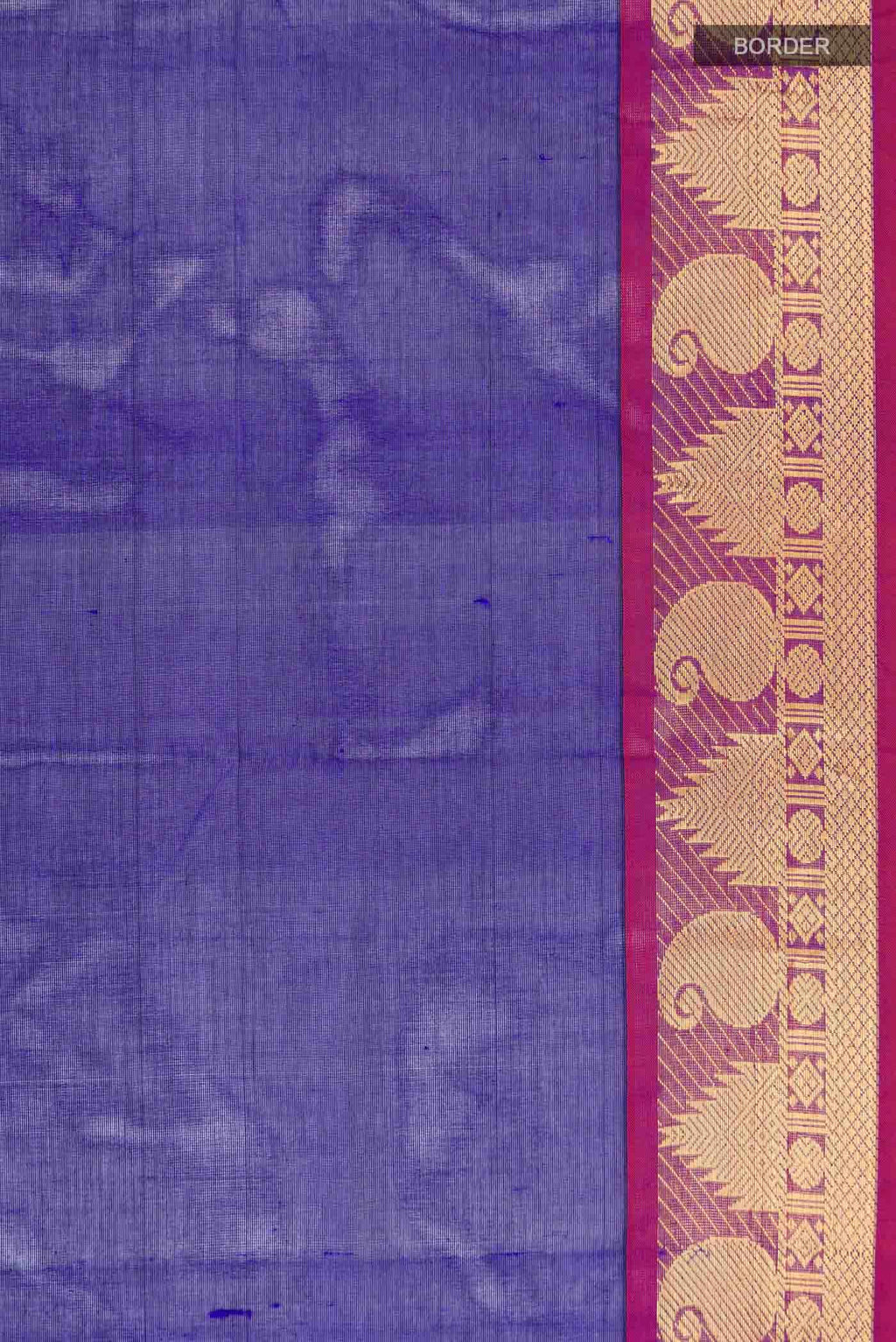 Blue Silk Cotton Saree