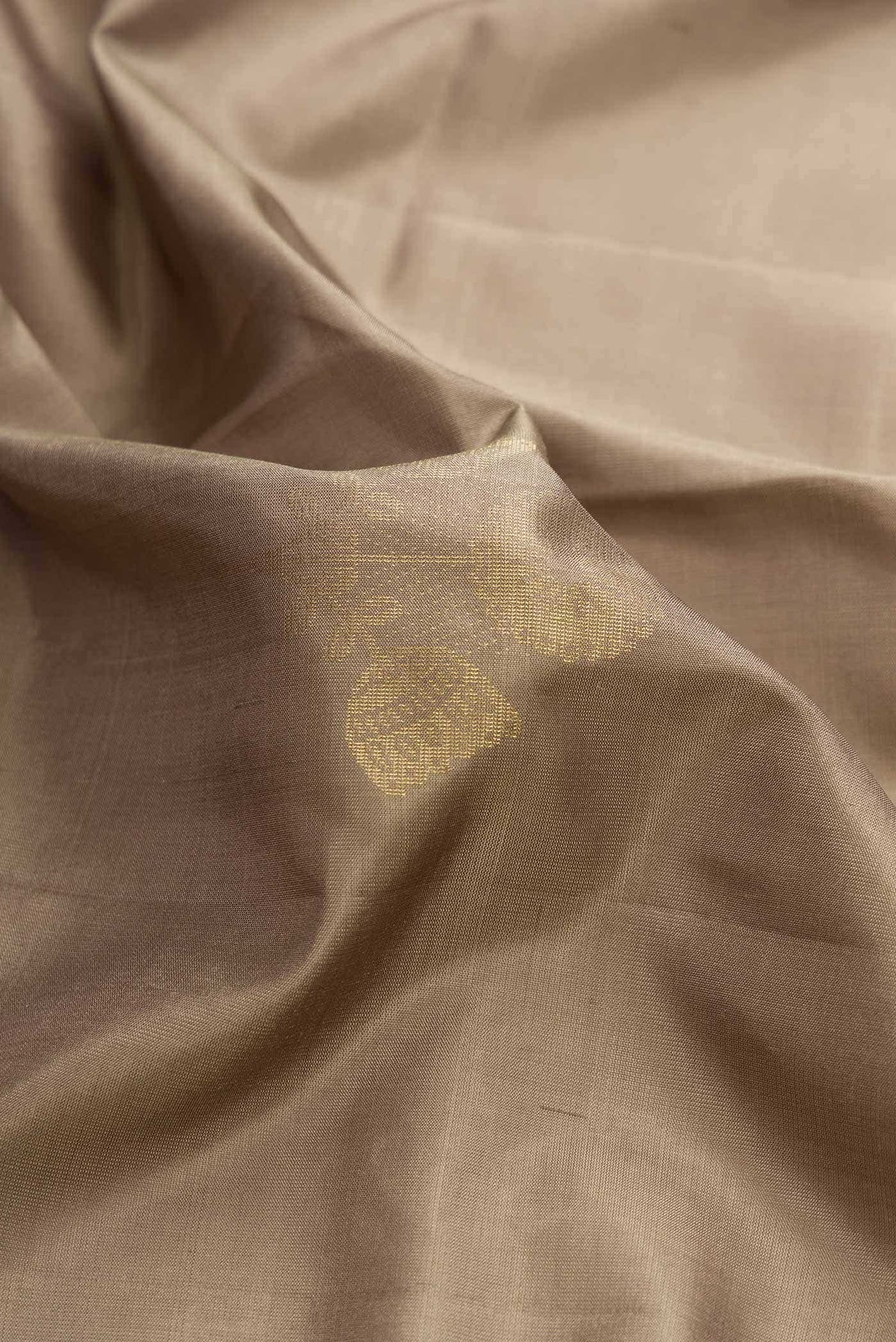 Grey Dual Tone Soft Silk Saree