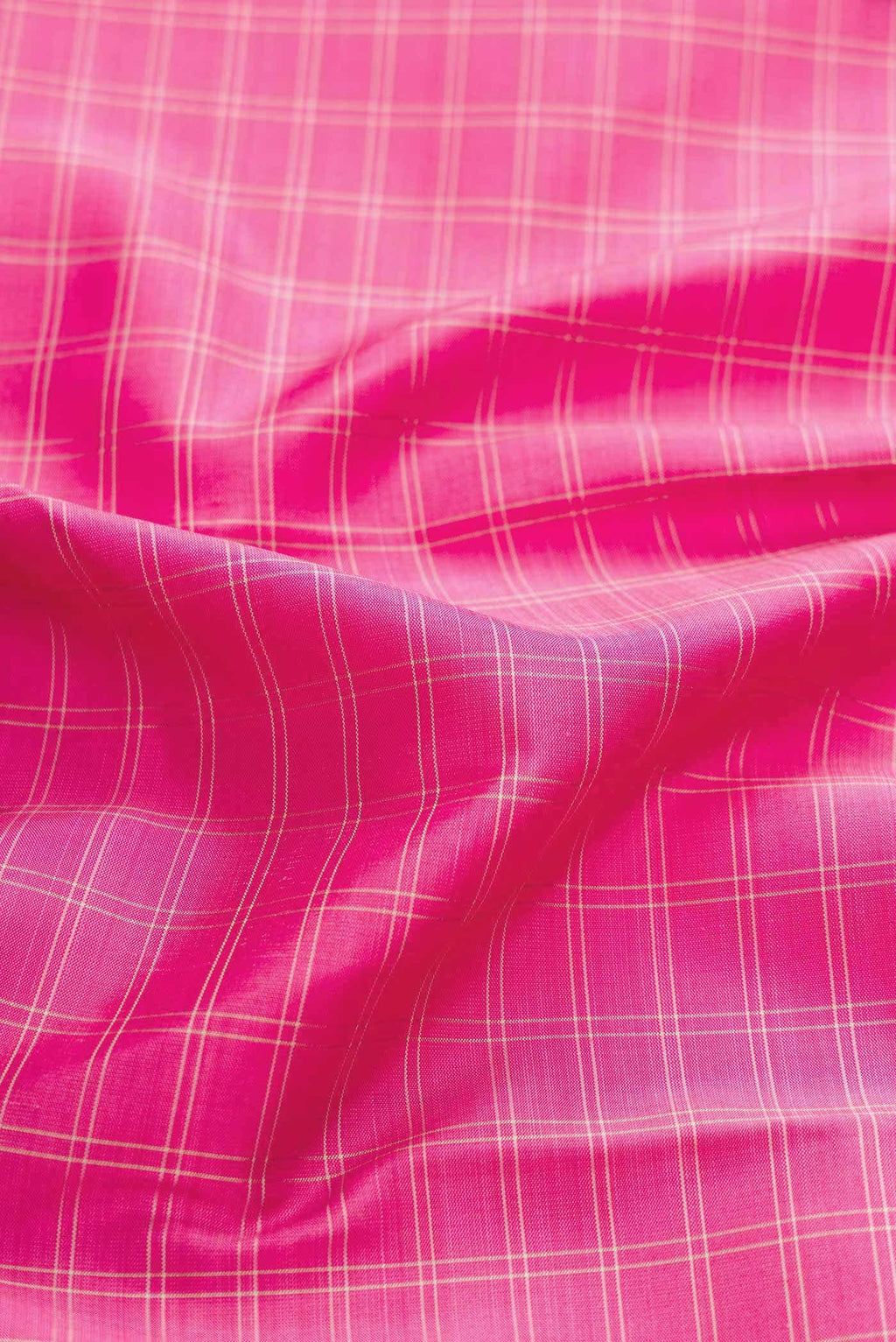 Pure Silk Pure Zari Pink Dual Tone Kanjivaram Saree