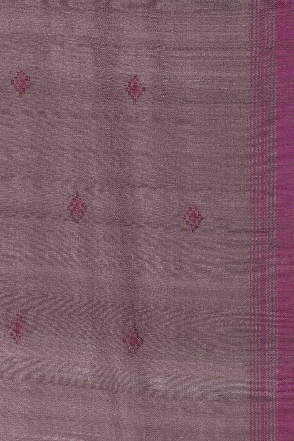 Mauve Tussar Silk Saree