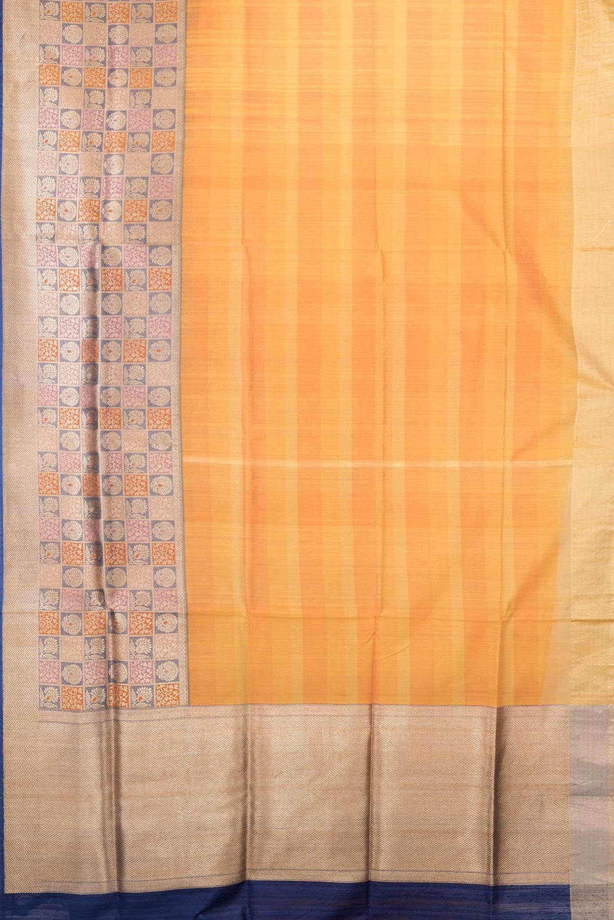 Multi Color Banarasi Silk Saree