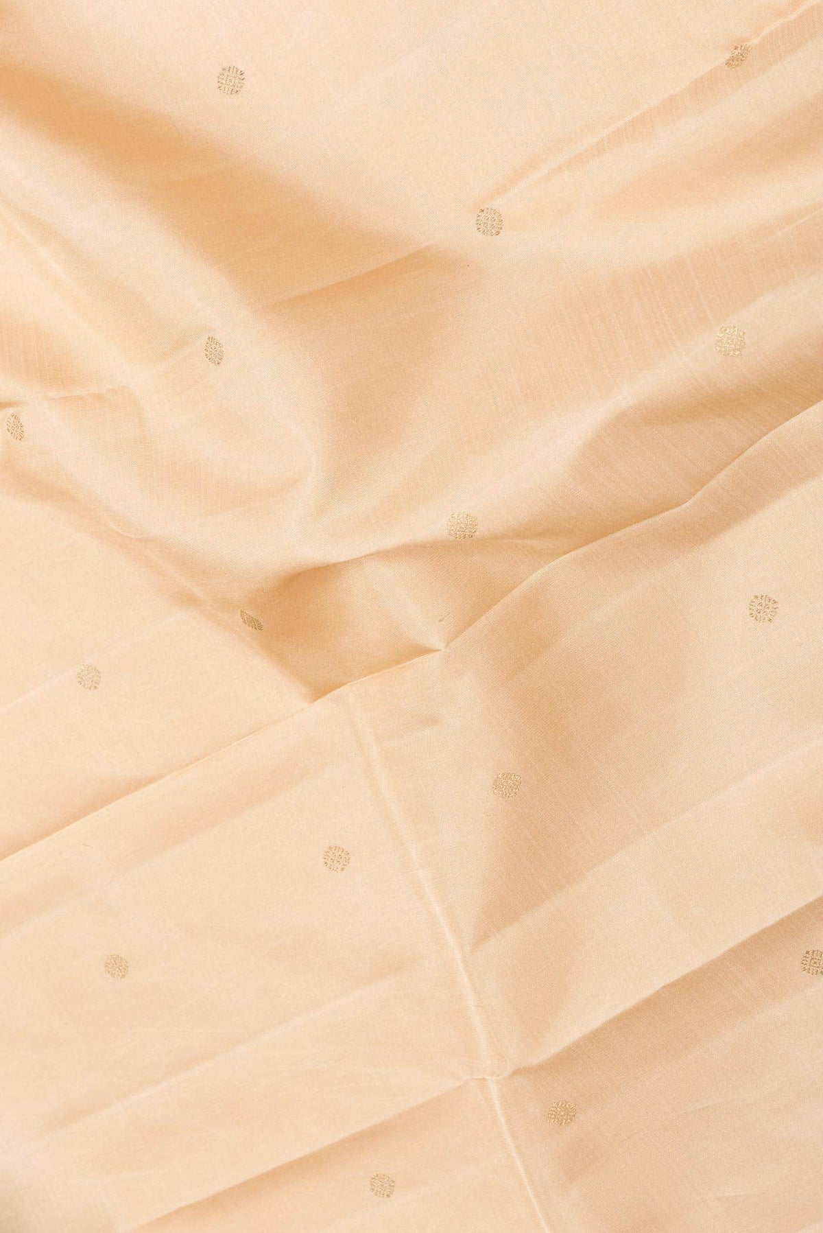 Pure Silk Pure Zari Sandal Dual Tone Kanchipuram Saree